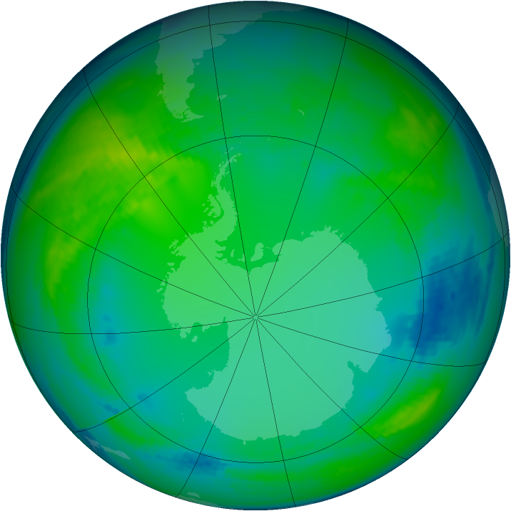Ozone Map 2002-07-21